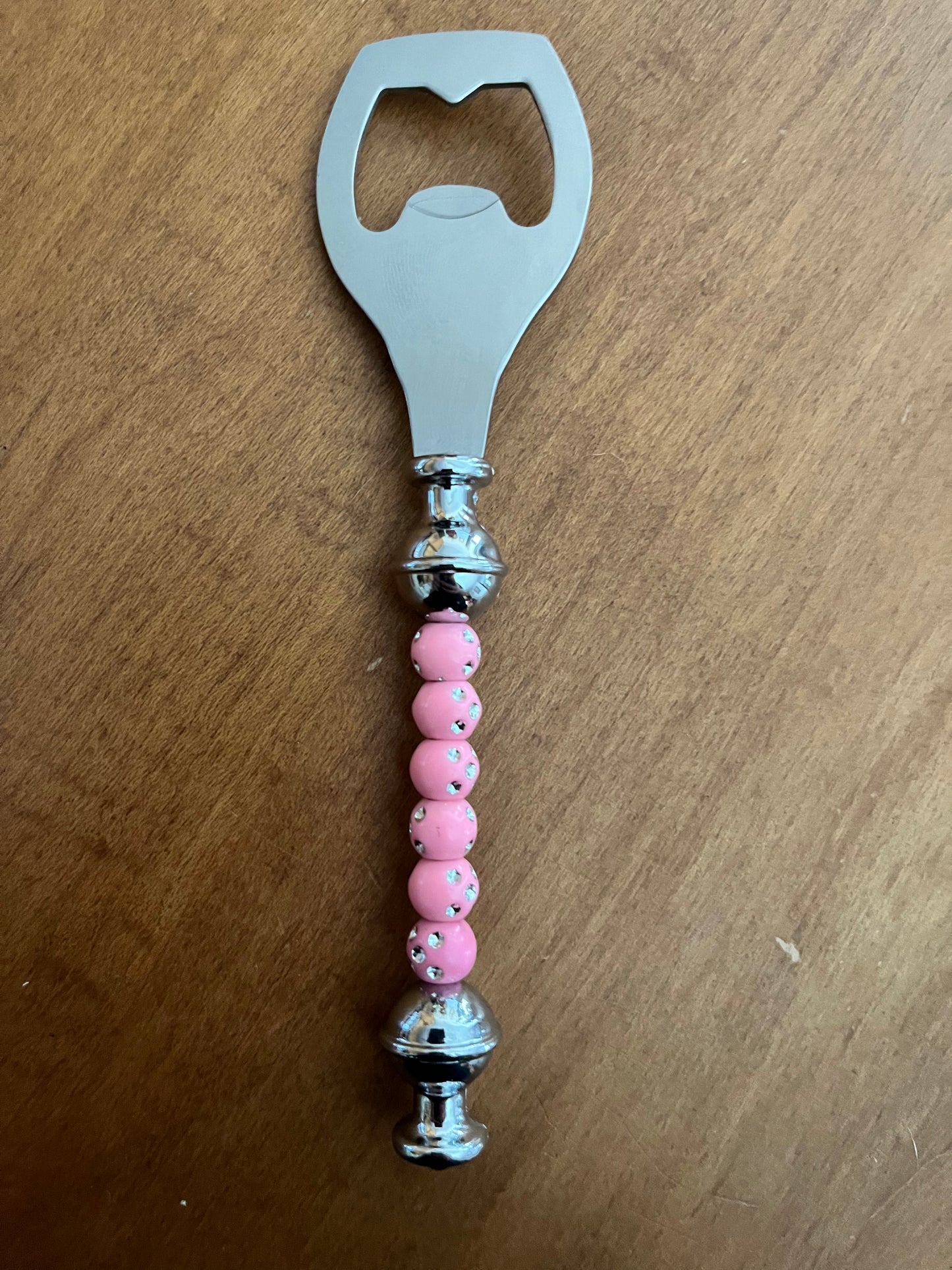 Bottle Opener - Pink Rhinestone
