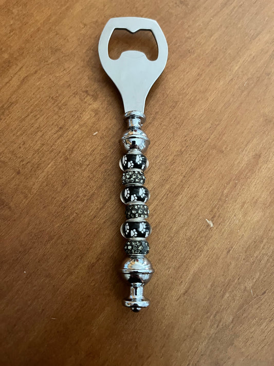 Bottle Opener - White Pawprint