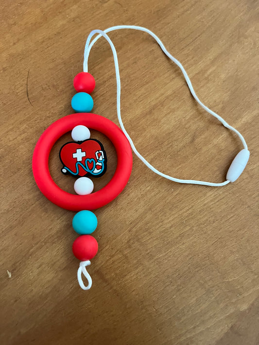 Car Charm - Nurse Red