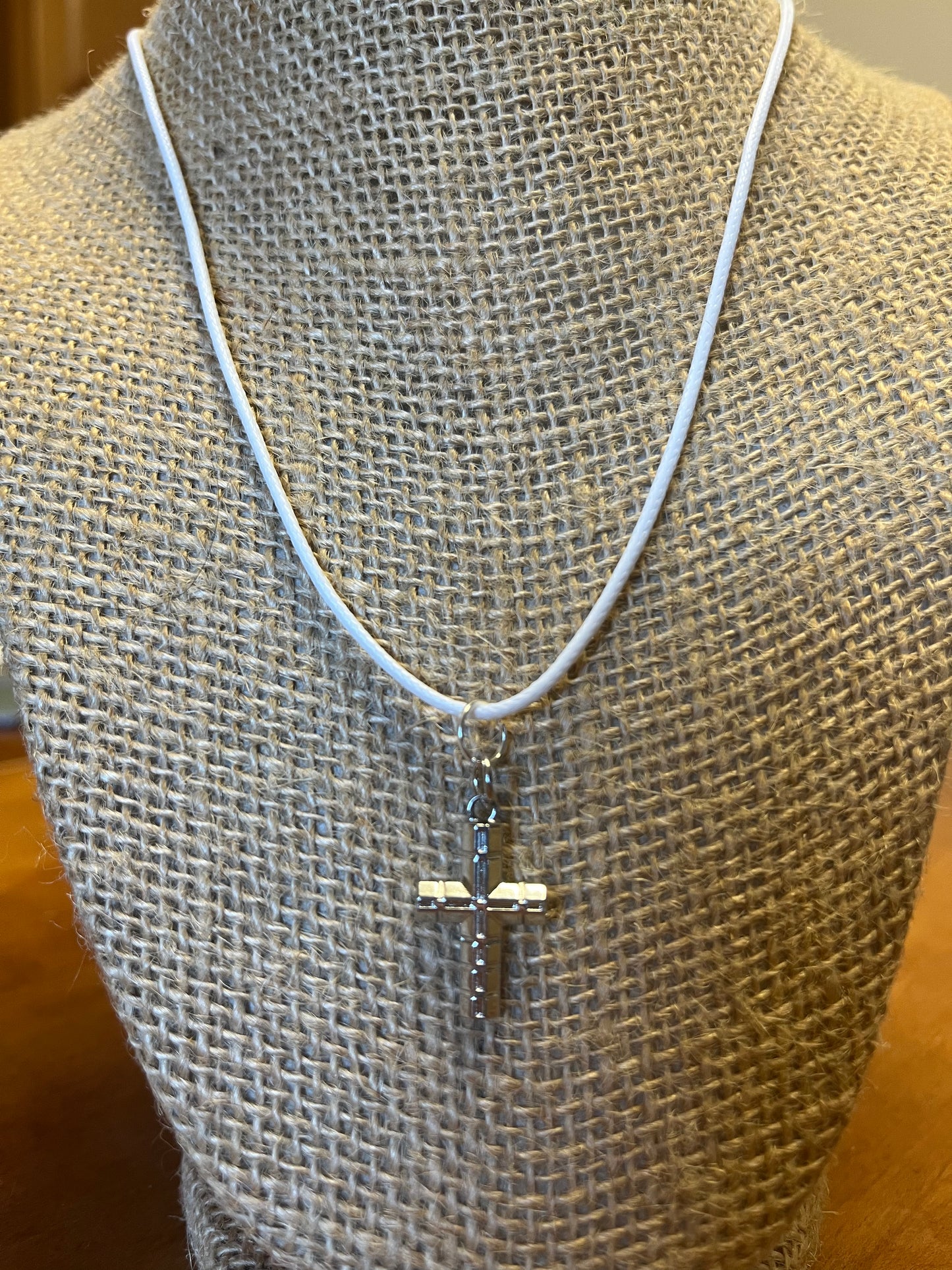 Necklace - 3D Silver Cross