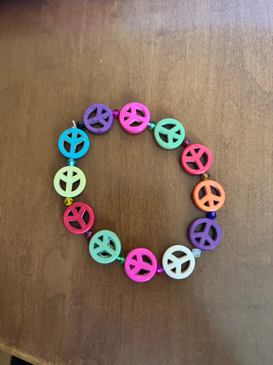 Peace sign Bracelet