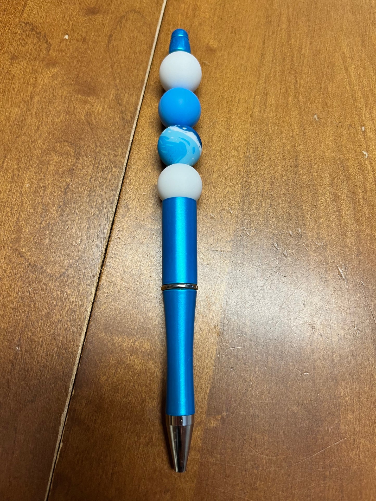 Pen - Blue with water bead