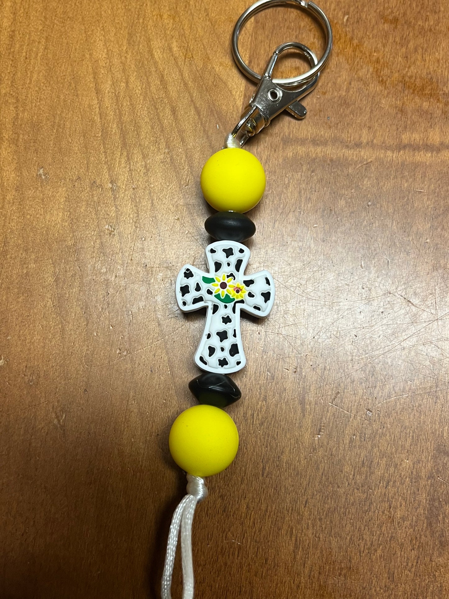 Keychain - Sunflower Cross