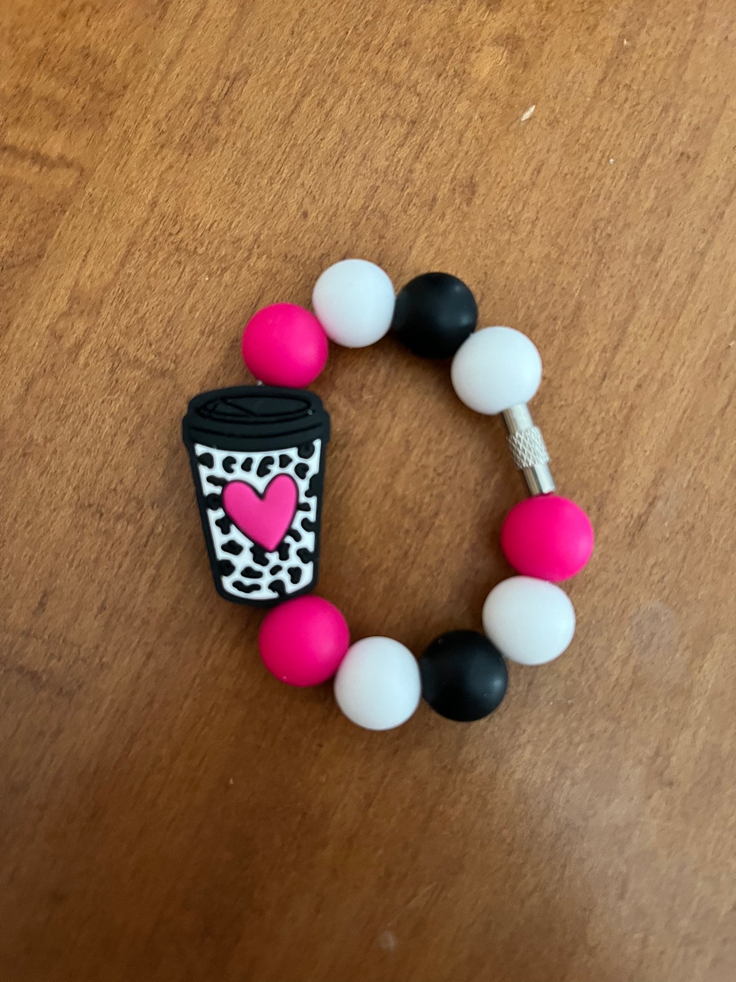 Cup Charm - Cup pink heart