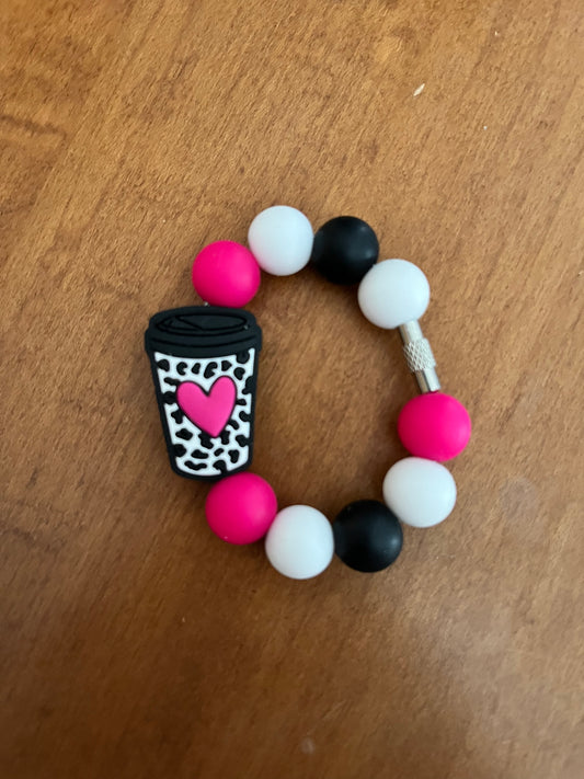 Cup Charm - Cup pink heart