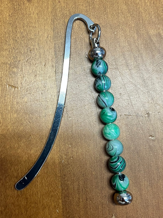 Bookmark - Green Swirl