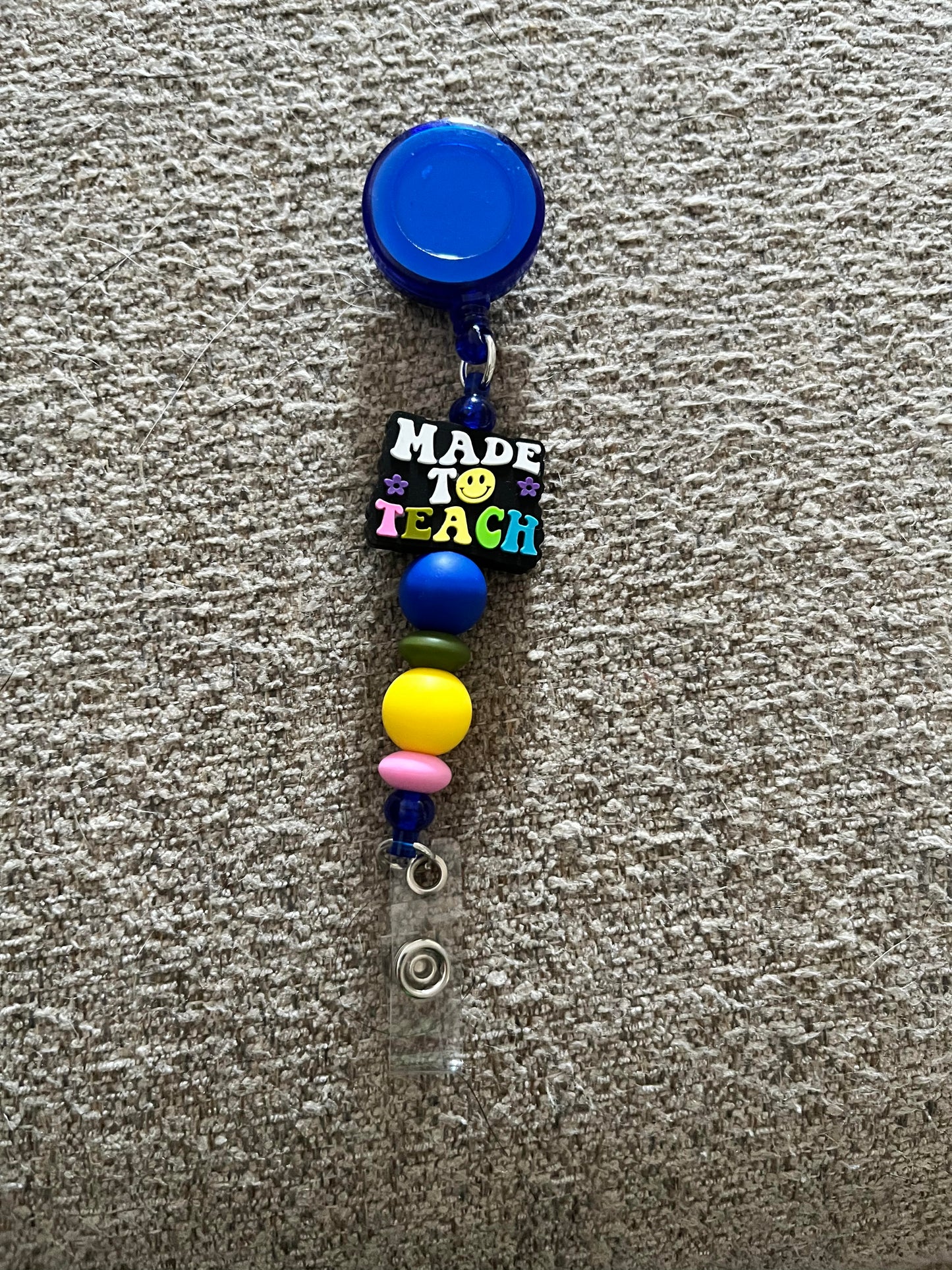 Badge Reel - Made to Teach Blue