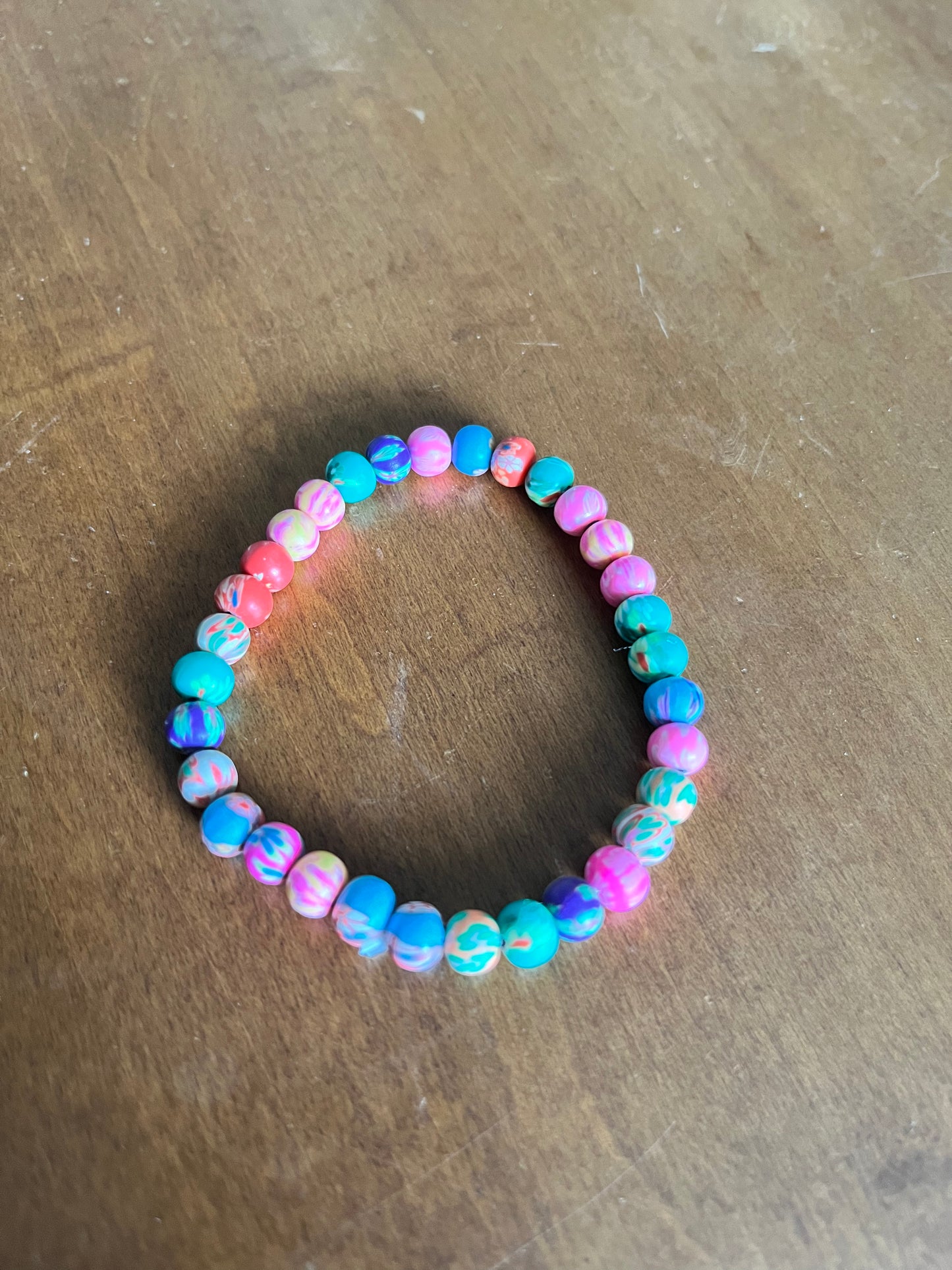 MultiColor silicone bead bracelet 1